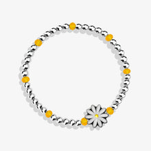 Load image into Gallery viewer, White Daisy Stretch Bracelet - Luca and Danni