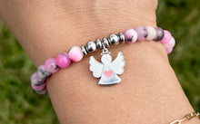 Load image into Gallery viewer, Angel Heart Charm Bracelet - TJazelle HELP Collection