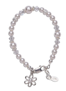 Lila Pearl Children's Bracelet