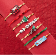 Load image into Gallery viewer, Holiday Red Truck Bangle Bracelet- Luca and Danni