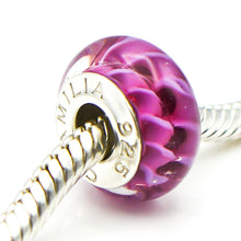 Load image into Gallery viewer, Fuchsia Dream Murano Glass - Chamilia Bead