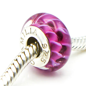 Fuchsia Dream Murano Glass - Chamilia Bead