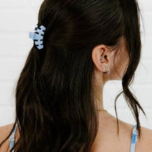 Load image into Gallery viewer, “Clear Skies” Classic Tiny Hair Clip