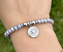 Load image into Gallery viewer, Compass Rose Charm Bracelet - TJazelle HELP Collection