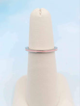 Load image into Gallery viewer, Thin Enameled Sterling Silver Ring