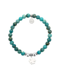 Load image into Gallery viewer, Lucky Clover Charm Bracelet -  TJazelle HELP Collection