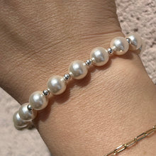 Load image into Gallery viewer, White Pearl Count Your Blessings Bracelet-Blessing Bracelet