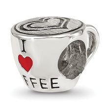 Load image into Gallery viewer, Heart Coffee Mug Bead - Reflections