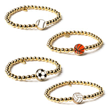 Load image into Gallery viewer, Basketball  Bracelet- Soul Stacks