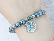 Load image into Gallery viewer, "Family Tree" Silver Charm Bracelet - TJazelle