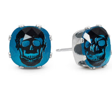 Load image into Gallery viewer, Spooky Scary Skeleton Cushion Earrings - JoJoLovesYou
