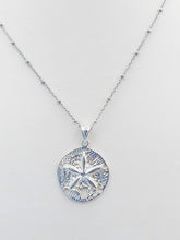 Load image into Gallery viewer, Sand Dollar Sterling Silver Necklace
