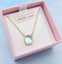 Load image into Gallery viewer, Cushion Angel Aura Quartz Necklace- Chloe and Lois