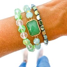 Load image into Gallery viewer, Evergreen Stretch Bracelet-Savvy Bling
