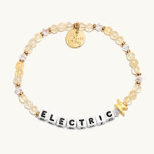Load image into Gallery viewer, "Electric" with Lightning Bolt Charm Bracelet - Little Words Project
