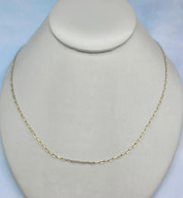 Load image into Gallery viewer, 20” Paperclip Chain Necklace  14k Gold