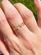 Load image into Gallery viewer, Love Diamond Ring - 14K Gold