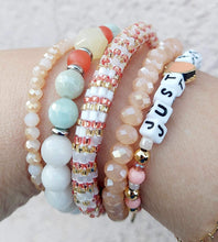 Load image into Gallery viewer, &quot;Just Peachy”- TJazelle  Bracelet Set