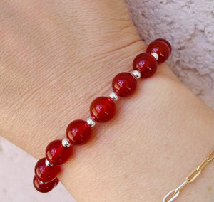 Carnelian Count Your Blessings Bracelet-Blessing Bracelet