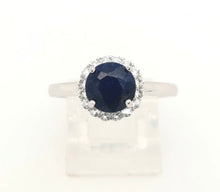 Load image into Gallery viewer, Blue Corundum Dazzle Ring - Samuel B