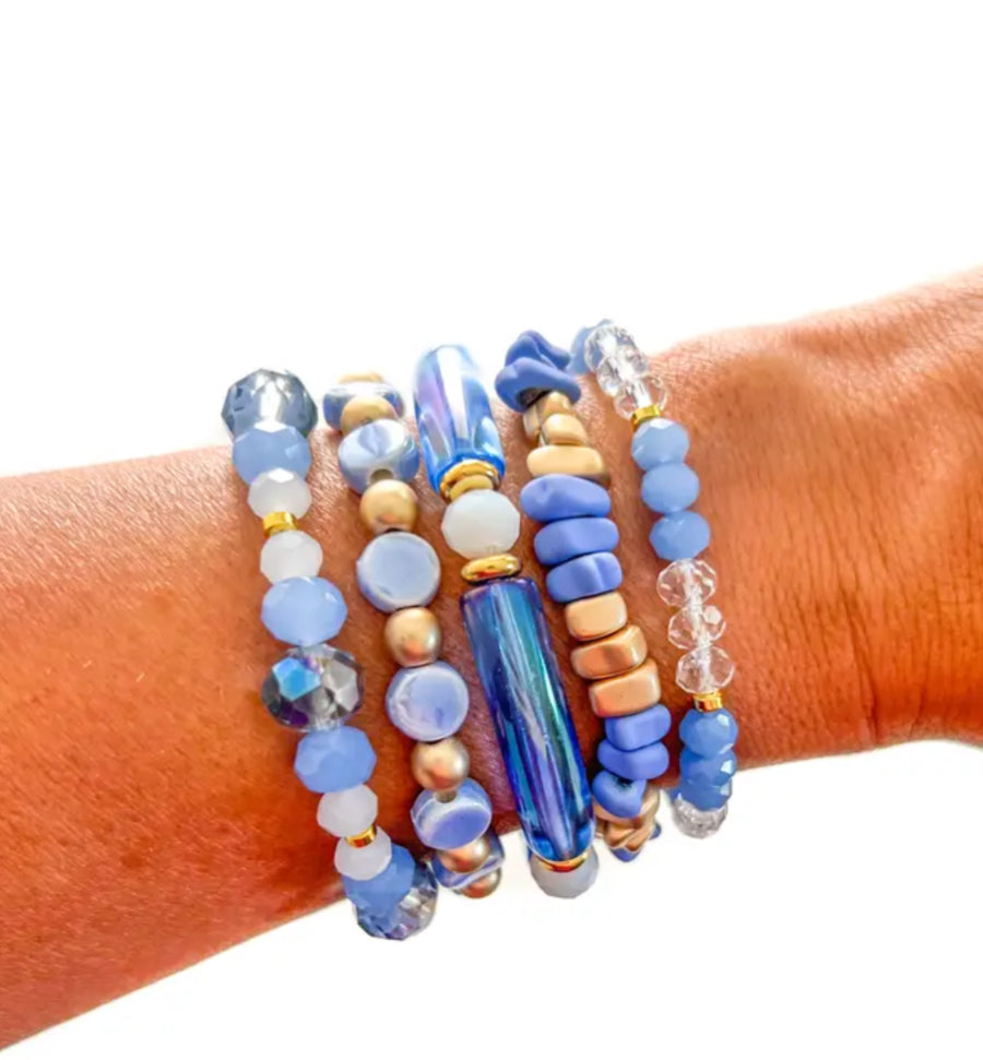 Periwinkle $10 Stretch Bracelet