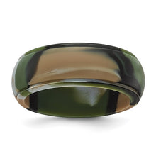 Load image into Gallery viewer, Camouflage 8mm Ridged Edge Silicone Band