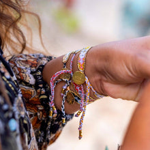 Load image into Gallery viewer, Rose Quartz - Bali Friendship Bracelet