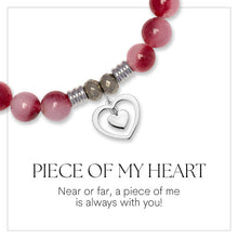 Load image into Gallery viewer, Piece of my Heart Charm Bracelet - TJazelle