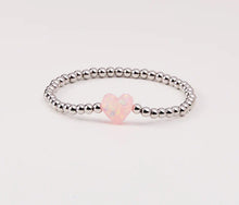 Load image into Gallery viewer, Silver Unconditional Love Holy Water Stretch Bracelet