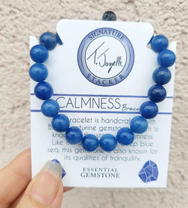 Calmness Blue Aventurine Stacker - TJazelle