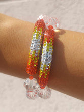 Load image into Gallery viewer, Candy Corn Bling Bar Bracelet- Jojolovesyou