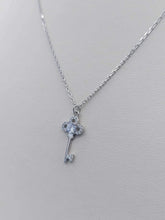 Load image into Gallery viewer, Petite Key Necklace - Sterling Silver