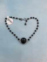 Load image into Gallery viewer, Black Spinel Bracelet - Sterling Silver