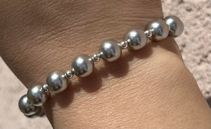 Silver Pearl Count Your Blessings Bracelet-Blessing Bracelet