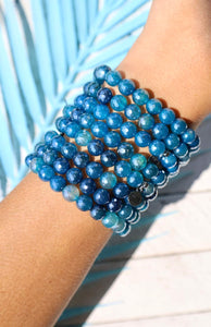 Creativity Blue Agate Stacker