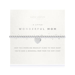 A little wonderful mom  - Silver Katie Loxton Bracelet