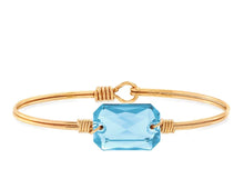 Load image into Gallery viewer, Dylan Bangle Bracelet in Aquamarine  - Luca and Danni