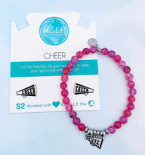 Load image into Gallery viewer, Cheer Charm Bracelet -  TJazelle HELP Collection
