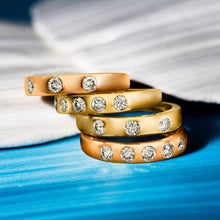Load image into Gallery viewer, Anywhere/Everywear Gold Band with Diamonds Ring - Le Vian®