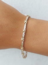 Load image into Gallery viewer, Tennis Bracelet w/Channel Set Diamonds- 14K Yellow Gold