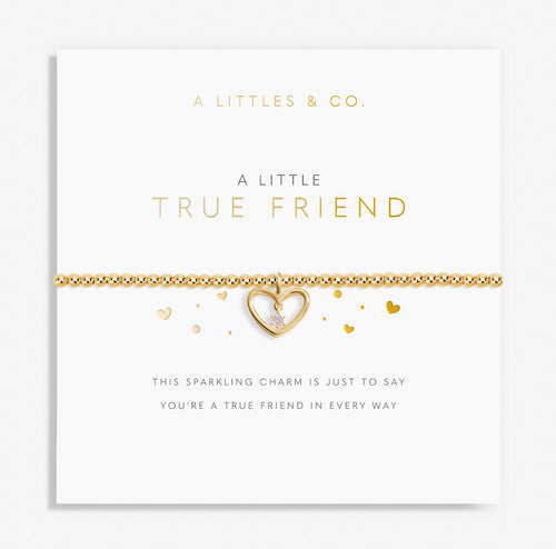 A  Little “True Friend” - Gold Katie Loxton Bracelet