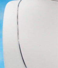 Load image into Gallery viewer, 20” White Gold Box Chain - 14K