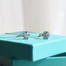 Load image into Gallery viewer, Shine Like A Diamond Silver Charm Necklace - TJazelle