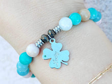 Load image into Gallery viewer, "Lucky Clover" Silver Charm Bracelet - TJazelle