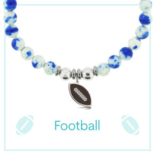 Load image into Gallery viewer, Football Charm Bracelet -  TJazelle HELP Collection