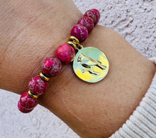 Load image into Gallery viewer, Cardinal Gold Charm Bracelet - TJazelle