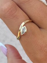 Load image into Gallery viewer, .35 Carat Marquise East West Lab Diamond Ring - 14K Gold
