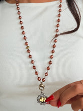 Load image into Gallery viewer, Ensemble Necklace  - Fire Glass- 28”