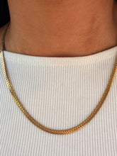 Load image into Gallery viewer, 18K Gold Plated Herringbone Style Necklace