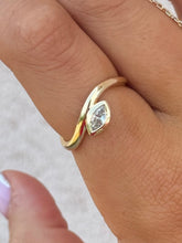 Load image into Gallery viewer, .35 Carat Marquise East West Lab Diamond Ring - 14K Gold